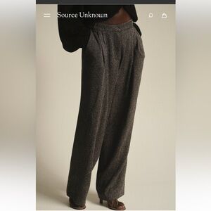 Source Unknown Gray Wide-Leg Pants